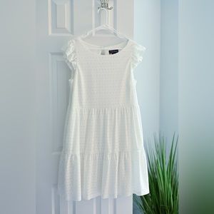 Jessica Howard Eyelet Flutter Sleeve Dress